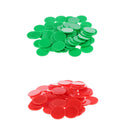 Pack of 200 Blank Poker Chips Bingo Tokens for Party Casino Game Supplies 0.98 x