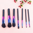 7pcs/set New Colorful Makeup Brushes Facial Makeup Cosmetics Brushes Set