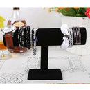 1X Black Bracelet Bangle Desk Table Jewelry Organizer Holder Rack Stand Display
