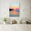 Full Round Drill Diamond Painting DIY Love Sunset Cross Stitch Embroidery