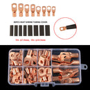 140pcs Connector Terminal Set Adapter Ring Lug Starter Cable Heat Shrink Tubing