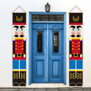 1Pair Christmas Walnut Soldier Door Curtain Hanging Door Ornament Party SupSEAU