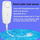 Wifi Liquid Leak Sensor Wireless Water Level Detector Leakage Overflow Buzz