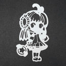 Girl Cutting Dies Stencils Scrapbooking Embossing DIY Craft Album Card Gift