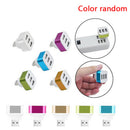 1Pc 3 port usb 2.0 rotate hub splitter adapter for pc notebook expansion M&A â„–[