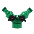 3/4" Double Tap Hose dapter Connector daptor Hose Pipe Splitter AUS New E9R7