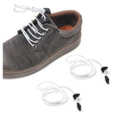 1 pair Elastic Laces Easy Fixation for Sports (White)