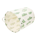Foldable Drawstring Canvas Storage Basket Clothes Toys Laundry Container