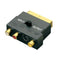 Scart-Cinch-Triple-Phono-Composite-Video-Audio-AV-Adpater Input And Output To 3x