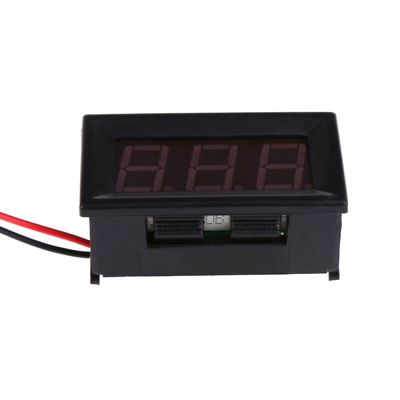 New DC3-30V 2 Wires 0.56 Inches Red LED Voltmeter Panel Voltage Display