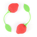 Silicone Strawberry Tea Leaf Strainer Herbal Spice Infuser Filter JOBLR8YATly