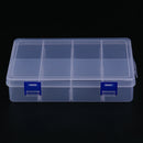8 Compartment Adjustable Storage Box Jewelry/Tool Container Organizer