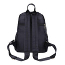 Women Large Capacity Lattice Backpack Preppy Nylon Shoulder School Bags