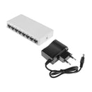 8 Port Gigabit Ethernet 10/100/Mbps Switch Lan Hub Adapter for Router & Modem