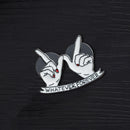 Creative Love Heart Gesture Brooch Badges Unisex Bag Clothing Pins Jewelry