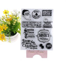 Christmas Santa Transparent Silicone Clear Stamp Scrapbook Embossing Album DecLJ