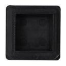 Plastic Square Blanking End Caps Tubing Tube Inserts 30mm x 30mm 4 Pcs Z2Q1