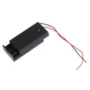 2xAA 3V battery holder connector storage case box ON/OFF switch with lead wir MO