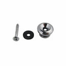 Set of 10PCS Chrome Guitar Strap Buttons Strap Locks Mushrooms Head End Pins
