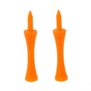 50pcs 70mm Big Castle Golf Tees (Orange) Z2R5