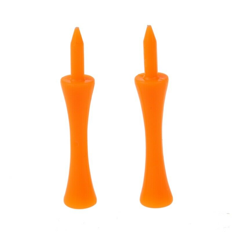 50pcs 70mm Big Castle Golf Tees (Orange) Z2R5