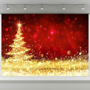 0.9x1.5m Christmas Tree Lighting Background Fabric Child Photo Studio Home Decor