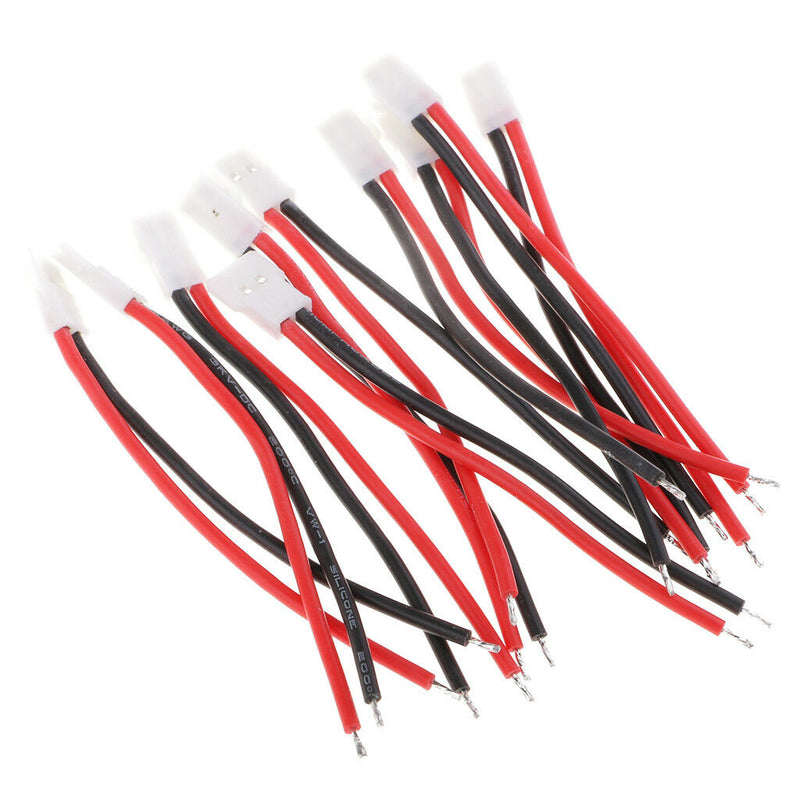 10x Battery Charging Adapter 3.7v Battery Line Wire Socket for RC Drone Part