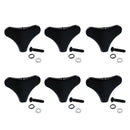 6pcs/set 4 String Bass Tuners Tuning Pegs Keys Button for JB Precision Bass