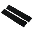 Hook Loop Closure Stretchy Team Tension Captain Armband 2pcs Black A1Z1