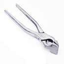Bent Handle Multifunctional Steel Plier Flat Nose Leather Edge Adjustment Bag