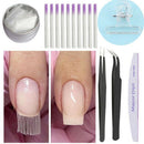 Major Dijit 5Pcs/Set Nail Extension Fiber Set Acrylic Fiber Nail Gel Extend
