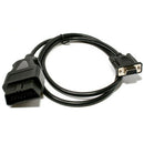 16 Pin Male OBD2 to DB9 9-pin Serial Port RS232 Adapter Cable Scanner Parts