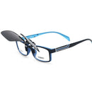 2 Polarized Clip On Sunglasses UV400 Night Vision Car Driving Flip Up Shades