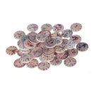 50pcs/set Retro Clock Wooden Buttons 2 Holes Painted Mini Wooden Buttons CrafJME