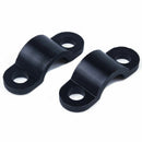 70Pcs Screws Mounted Arched Cable Clamp Clip Tie 21 x 7mm for 3mm Wire B5T5