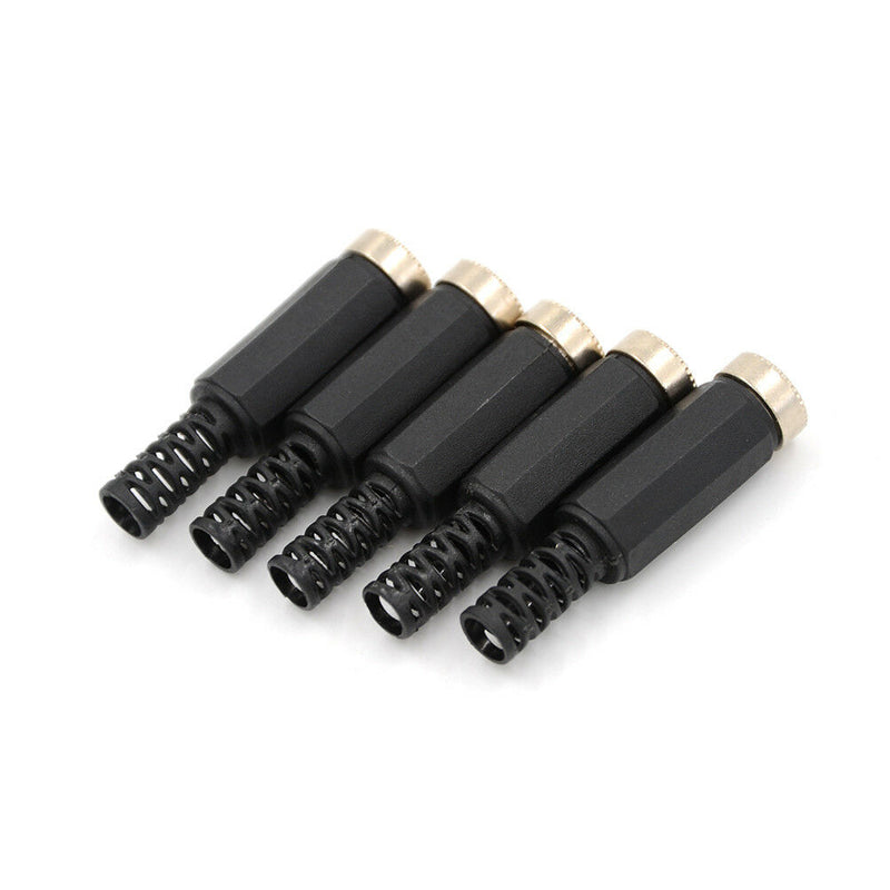 5x IMC 5.5mm x 2.1mm  Female DC Power Socket Jack Connector Adapter LJU