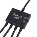 MagiDeal 4 In 1 Type-C Male Hub To USB & Micro USB Female Splitter Adapter