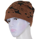 Unisex Winter Cotton Beanie Cap Thin Hip-hop Star Hat, Coffee