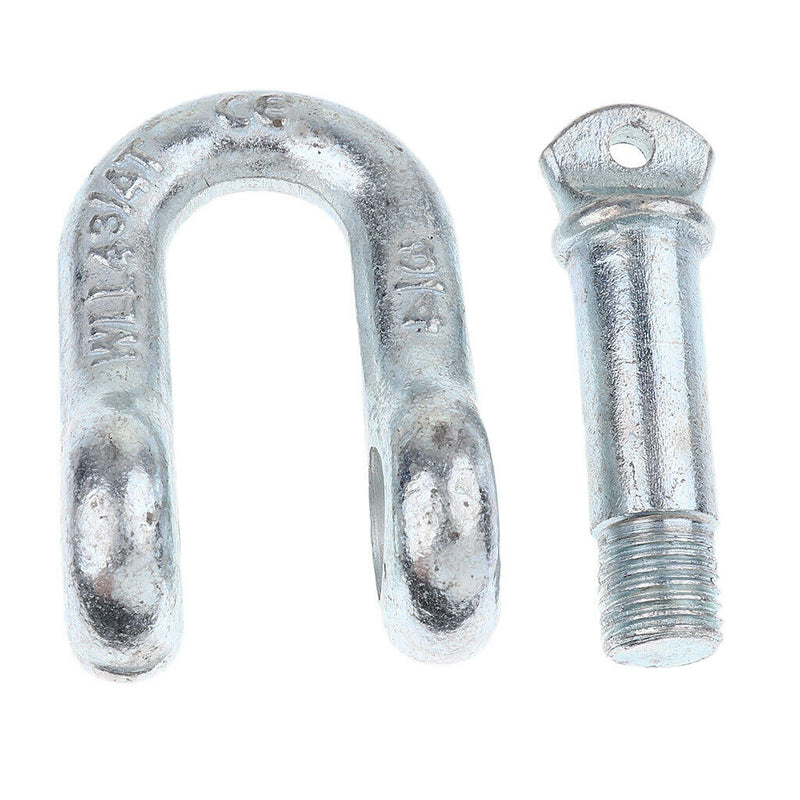 Alloy Steel Screw Pin D Shackle Marine Boat Shade Hardware Rigging 19mm