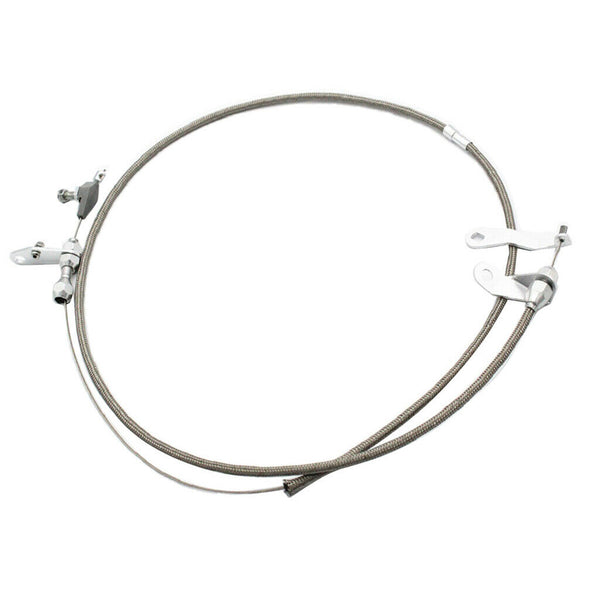 Stainless Braided Kickdown Cable Detent for Ford C4 Transmission, Easy to