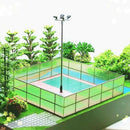 4 Led Street Lamp 1:100 Scale Street Light Scenery Mini Lamppost For Sand T