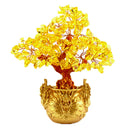 Crystal Money Tree Bonsai Feng Shui Bring Wealth Lucky Home Ornament 7inch