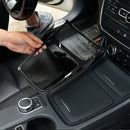 Black Chrome Interior Center Storage Box Trim Ashtray Frame for Mercedes Be