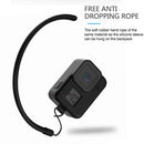 Silicone Case Protective Cover Shell for Gopro Hero 8 Black Camera (Black)