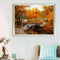40x30cm Autumn Scenery DIY Paint By Numbers Oil Painting Kit Canvas
