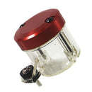 Red Universal Aluminum Clutch Fuel Gas Oil Cylinder Tank Cup Bottle Scooter