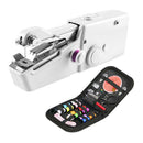 White Portable Mini Sewing Machine Kit Quick