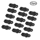 15pcs Wind Rope Clamp Awning Pull Point Clip Tent Alligator Clip Fixed Buckle