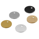 40 Pcs 0.3''/ 8 mm Metal Coin Round Stamping Blank Tag Jewelry Making DIY
