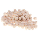 100x Natural Wood Blank Dice D6 10mm Game Dice for Kids DIY Decorating Games